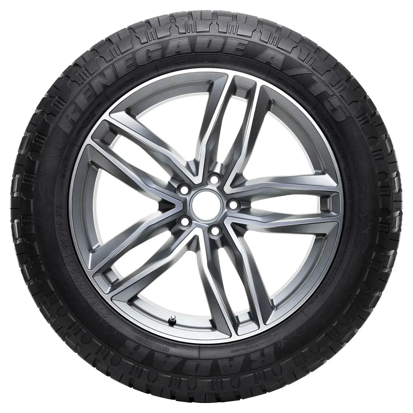 LT35x12.50 R20 121S Renegade A/T 5 FSL M+S OWL 3PMSF