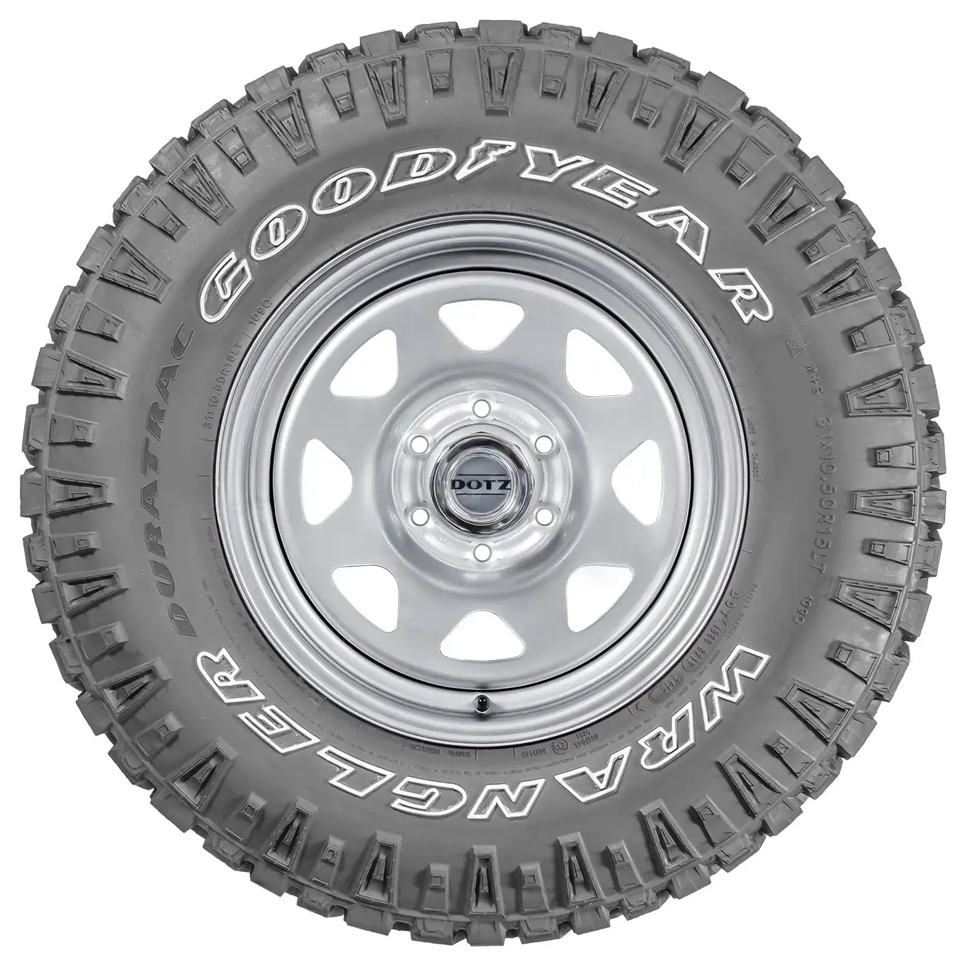 255/70 R18 116Q Wrangler DuraTrac XL POR LR FP